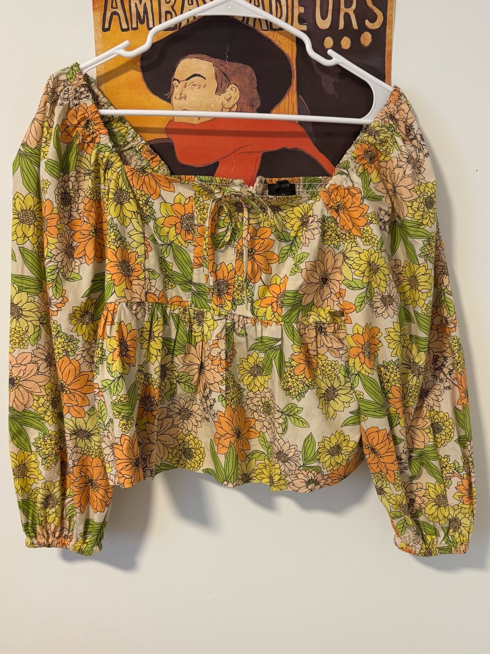 J. Crew Floral Top
